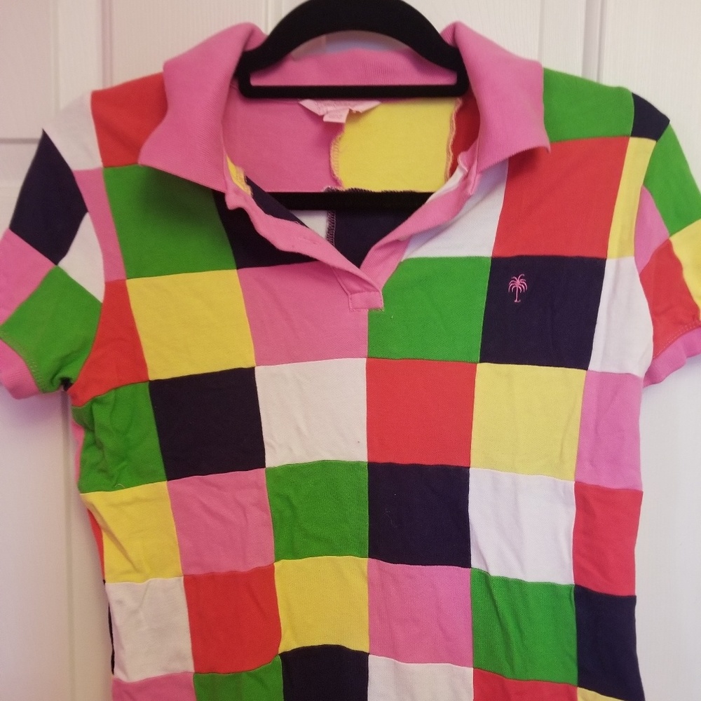 Lilly Pulitzer Patchwork Polo - image 1
